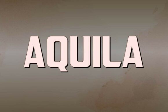 Aquila Bold: A Striking Typeface for Creative Design Projects