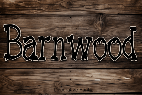 Barnwood: Rustic Serif Font with Country Charm