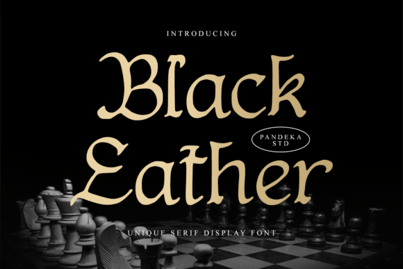 Black Eather: The Vintage Serif Font That Elevates Modern Design