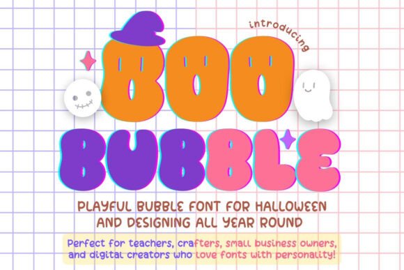 Boo Bubble: A Playful Font That Adds Charm to Halloween and Everyday Designs
