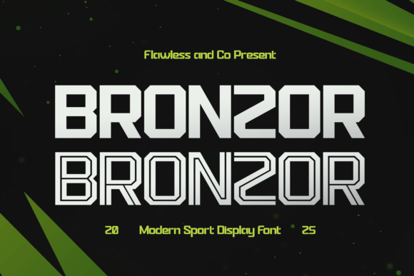 Bronzor: A Dynamic Typeface for Bold Visual Communication