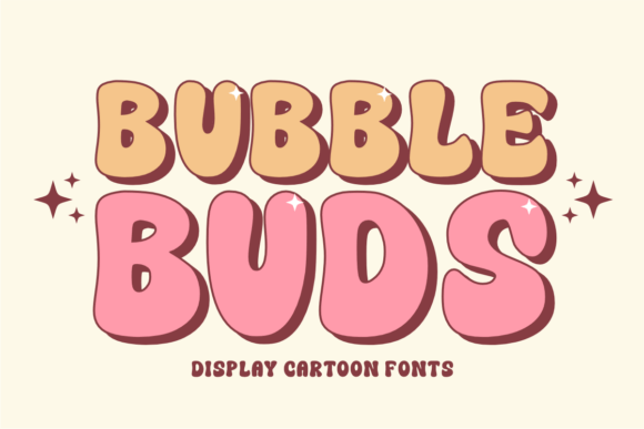 Bubble Buds: A Playful Font for Back-to-School Creativity