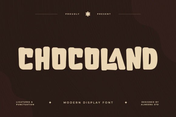 Chocoland: A Bold, Playful Display Font for Modern Design Projects