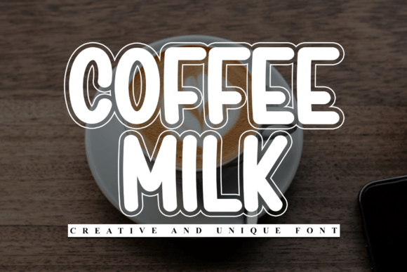 Coffee Milk: A Unique Font for Warm, Expressive Design
