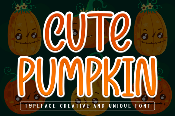 Cute Pumpkin: A Playful Font for Halloween and Beyond