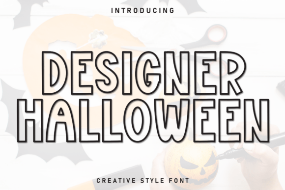 Designer Halloween: A Playful Font for Modern Creative Projects