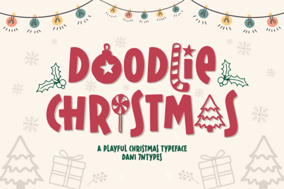 Doodlie Christmas: A Festive Font for Joyful Designs