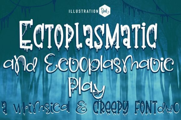 Ectoplasmatic Duo: A Spooky Font Pairing for Creative Projects