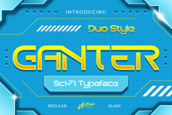 Ganter: The Sci-Fi Typeface That Transforms Design into the Future
