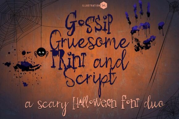 Gossip Gruesome Duo: A Bold Font Pairing for Impactful Designs