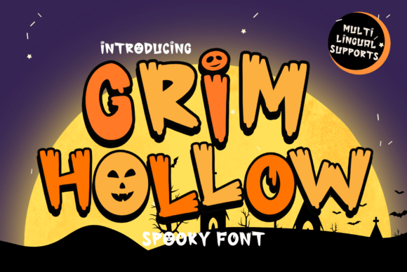 Grim Hollow: The Ultimate Halloween Font for Haunting Designs