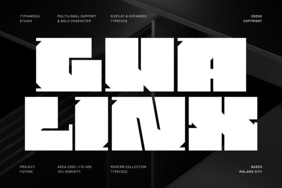 Gualinx: The Bold Geometric Typeface Redefining Modern Design
