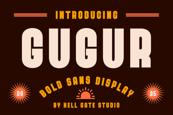 Gugur: An Autumn Display Font for Practical Design Integration