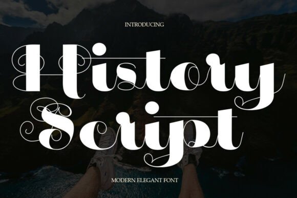 History Script Font: Elegance Meant for Every Creative Vision
