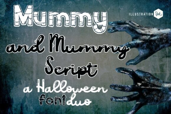 Mummy Duo: A Halloween Font Pair with Personality