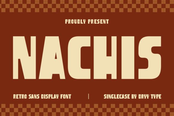 Nachis: A Bold Retro Font for Modern Design