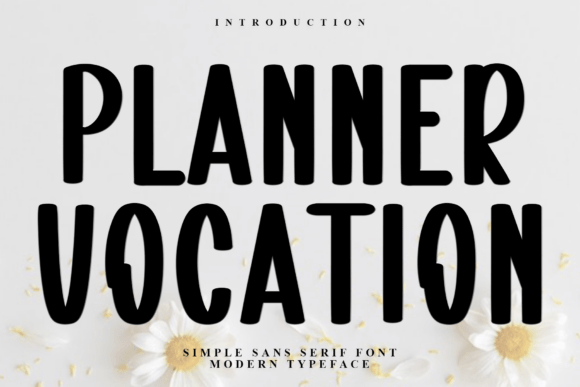 Planner Vocation: A Festive Typeface for Holiday Design Projects