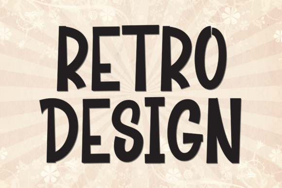 Retro Design: A Vintage-Inspired Display Font for Modern Creatives