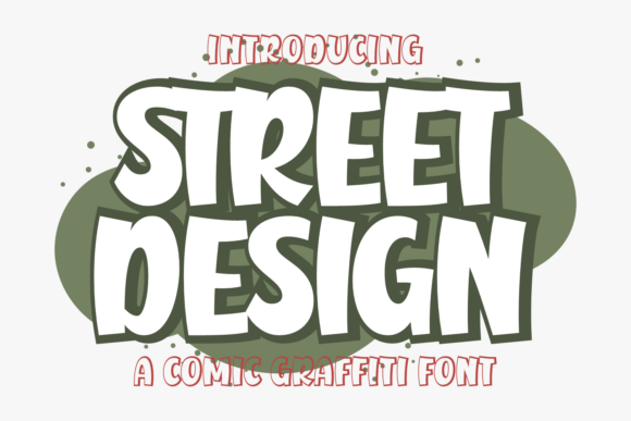 Street Design: A Bold Graffiti Font for Creative Expression