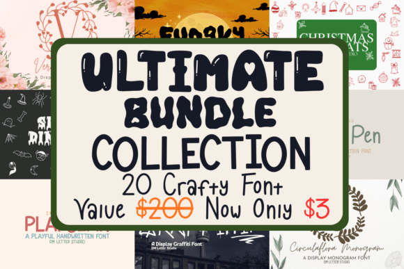 Ultimate Bundle Collection: A Comprehensive Font Resource for Designers