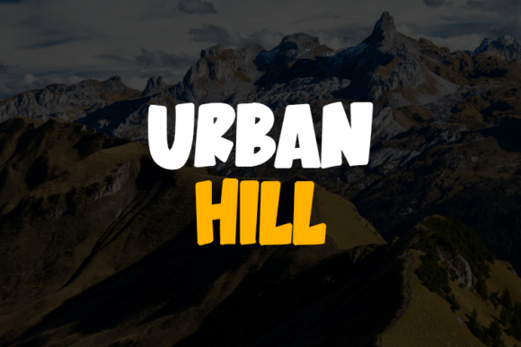 Urban Hill: A Versatile Typeface for Apparel Design