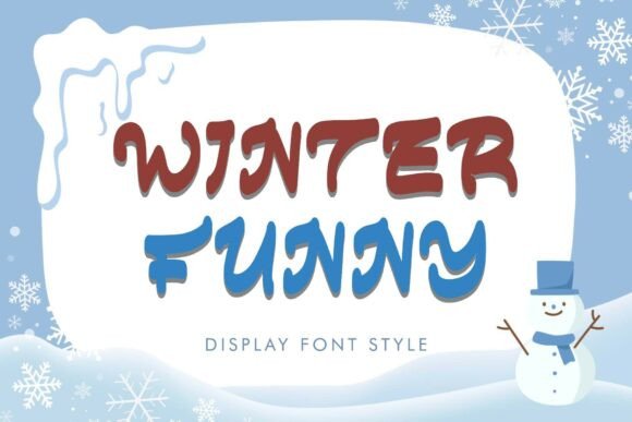 Winter Funny: A Playful Font for Every Season