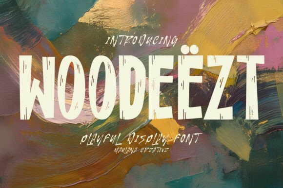 Woodeezt: A Playful Font with Natural Charm